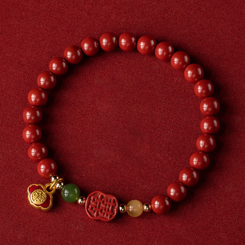 Cinnabar Happiness Calm Bracelet