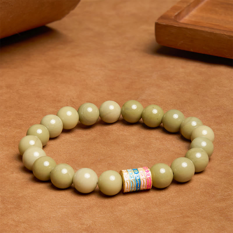 Natural Alashan Agate Bracelet for Strength & Resilience