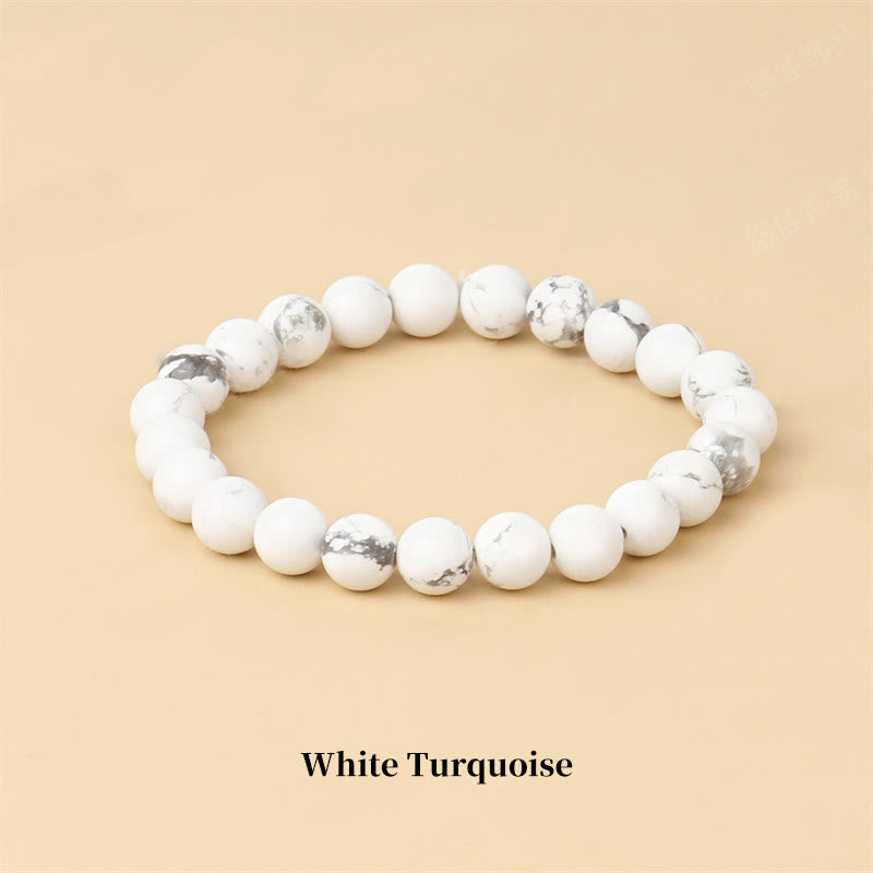"All the Best for Love and Harmony" Stone Quartz Bracelet Includes Gift Message Card