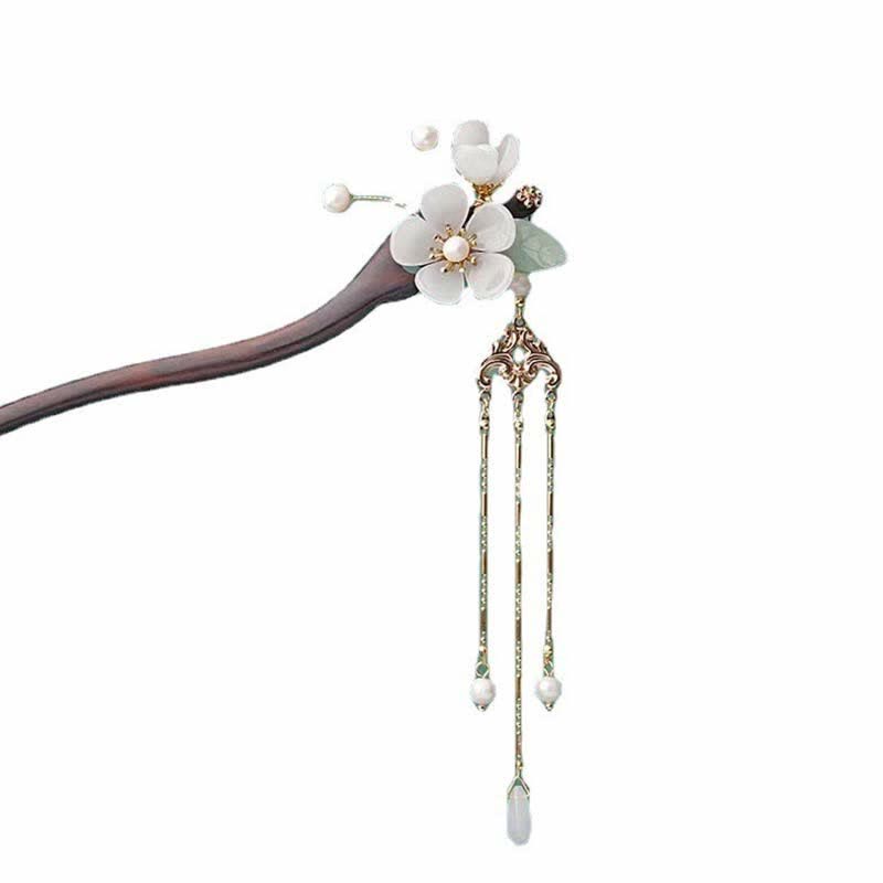 Ebony Flower Protection Blessing Hairpin Decorations