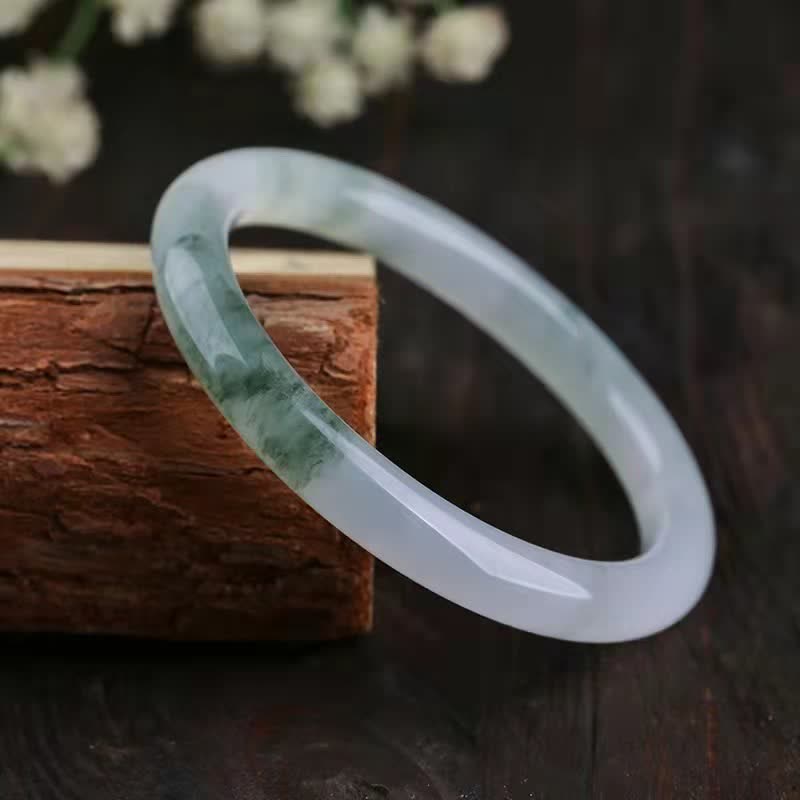 Authentic Jade Bangle Bracelet for Growth & New Beginnings