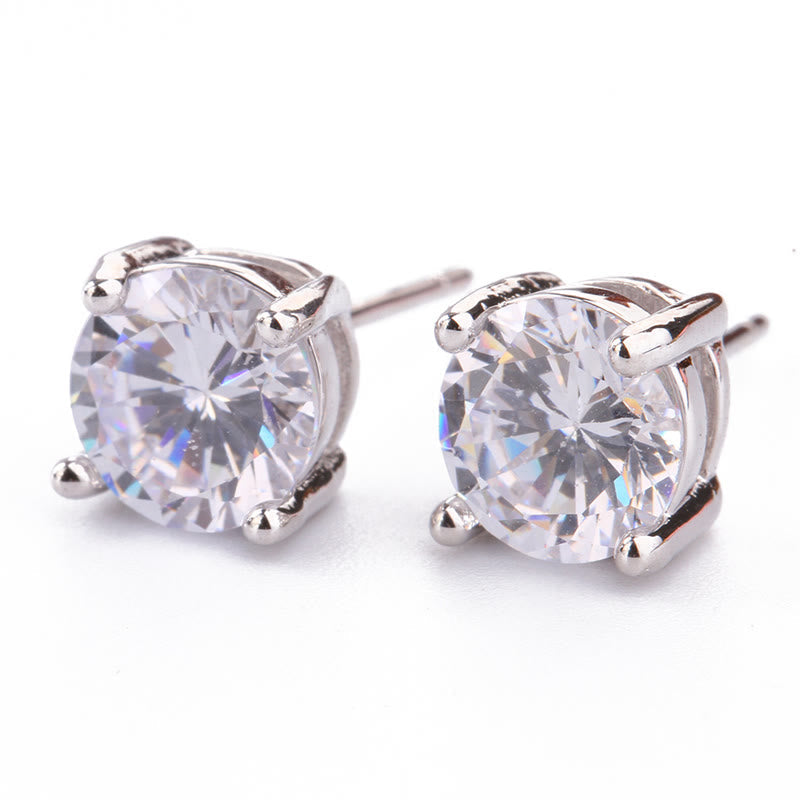 Natural Various Gemstone Amethyst Love Earrings