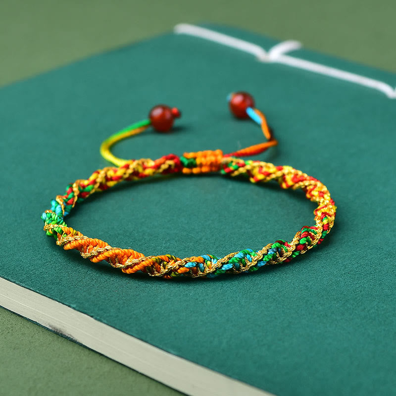Colorful Rope Luck Handcrafted Zongzi Charm Bracelet