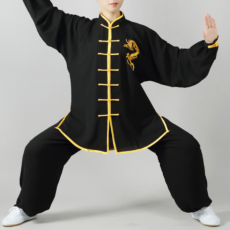 Embroidered Breathable Qi Gong Meditation Movement Set