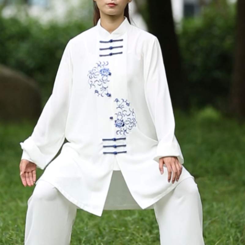 Breathable Unisex Two-Piece Meditation and Tai Chi Practice Uniform