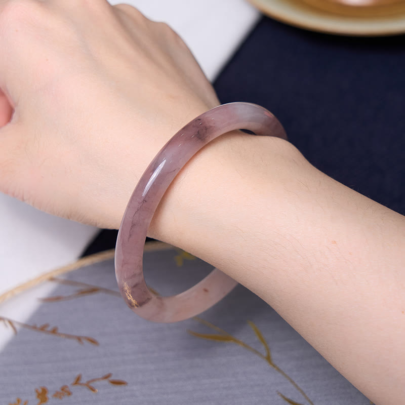 Enhance Happiness and Joy Purple Bracelet Bangle Bundle