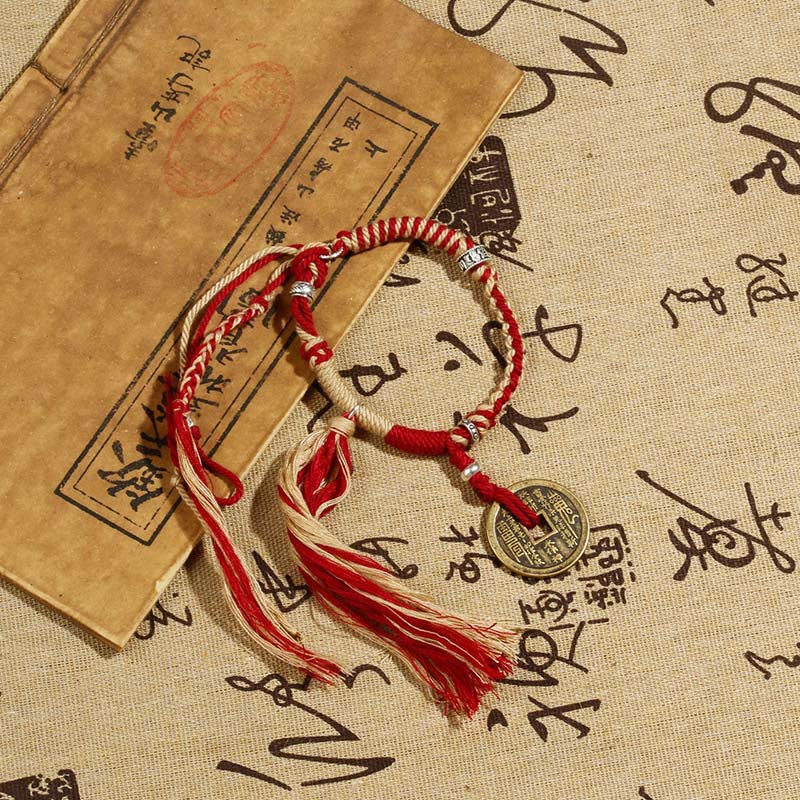 Mountain Ghosts Spend Money Wealth Prosperity Handmade Braided Bracelet