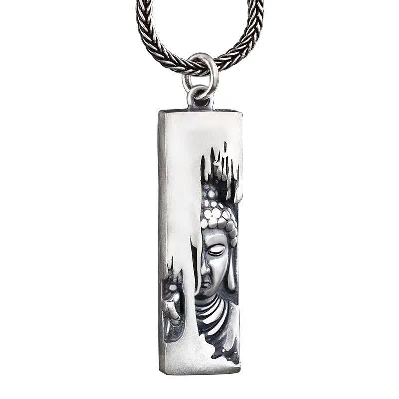 Tathagata Buddha Strength Protection Amulet Lucky Pendant Necklace