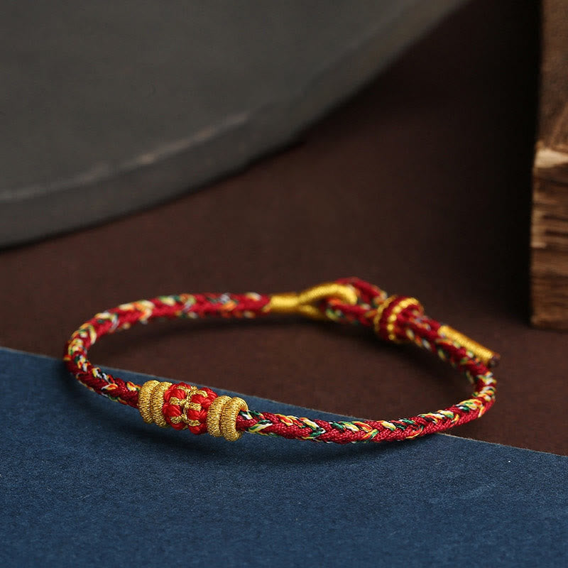 Handmade Colorful Rope King Kong Knot Braided Luck Bracelet
