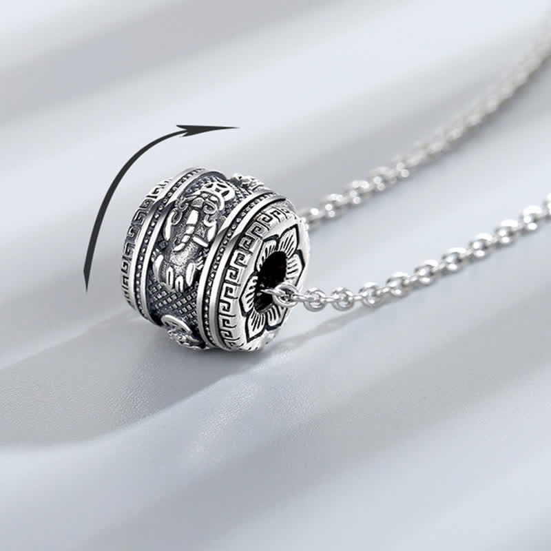 PiXiu Luck Wealth Rotatable Necklace Pendant