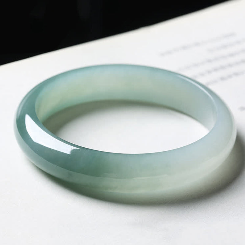 Jade Abundance Luck Healing Bangle Bracelet