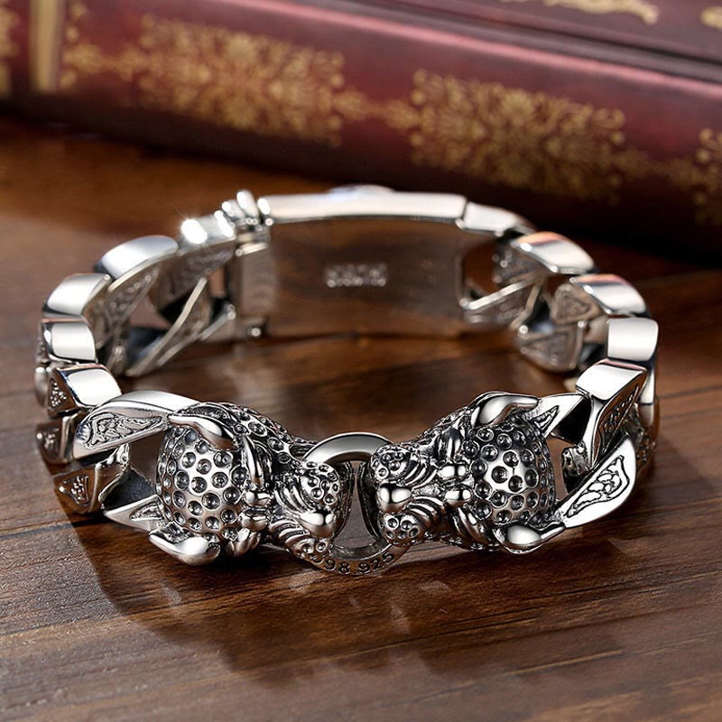 Leopard Pattern Healing Balance Chain Bracelet