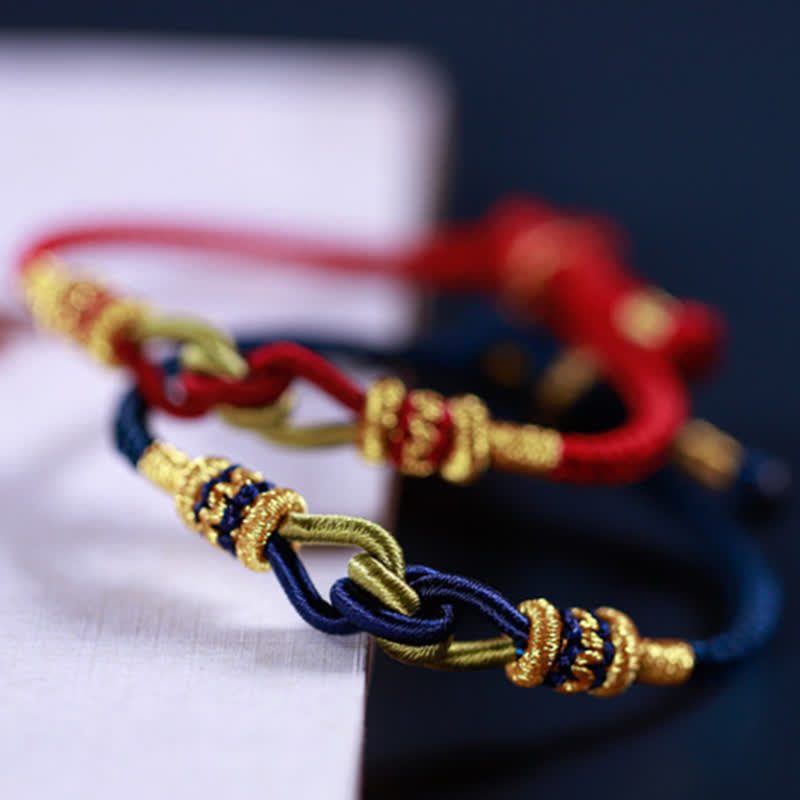 Handmade Braided Red String Knot Bracelet for Strength and Connection