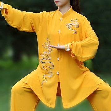 Handcrafted Breathable Unisex Meditation and Tai Chi Two-Piece Set
