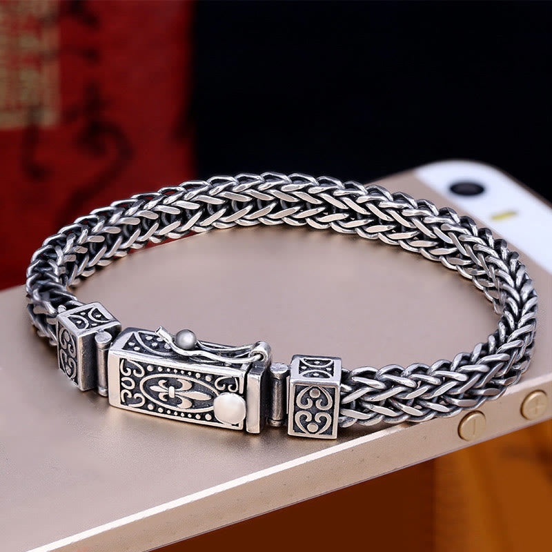 Retro Dragon Keel Braided Design Balance Healing Bracelet