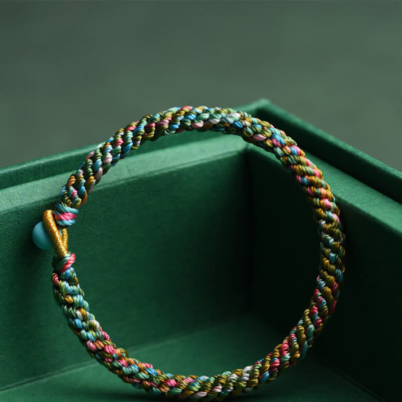 Colorful Rope Luck Handcrafted Braided Child Adult Bracelet
