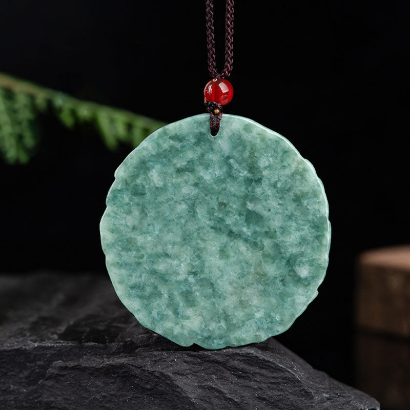 Dragon Jade Yin Yang Balance Necklace String Pendant