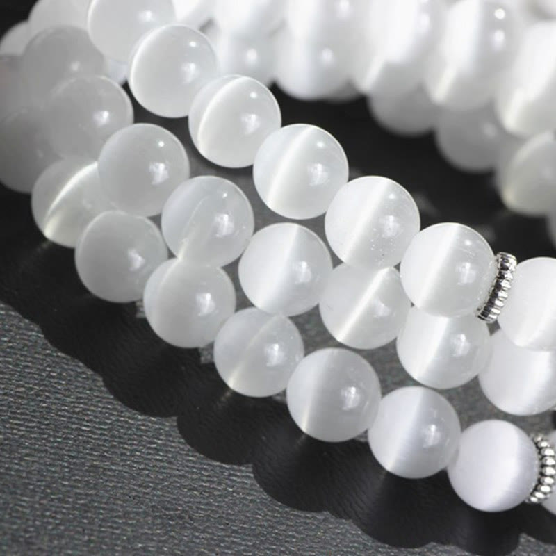 Cat Eye PiXiu Support Triple Wrap Bracelet