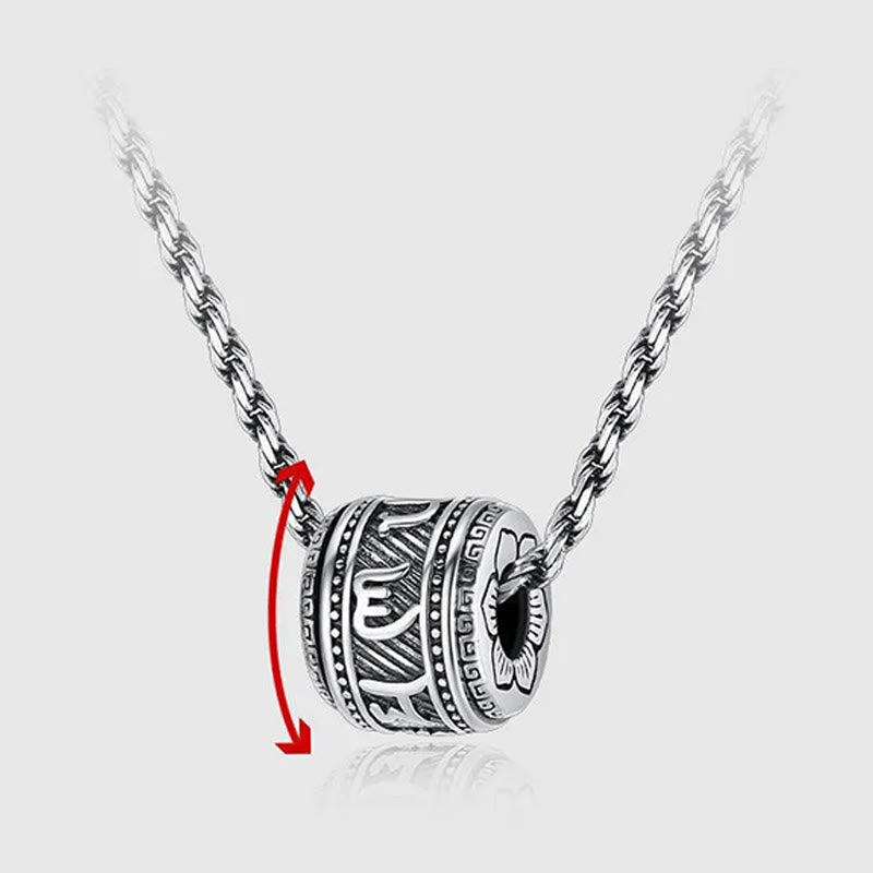 Tibet Om Mani Padme Hum Protection Necklace Pendant