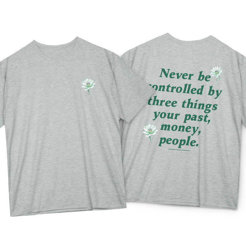 Pure Cotton Lotus Self-Mastery Graphic T-Shirt