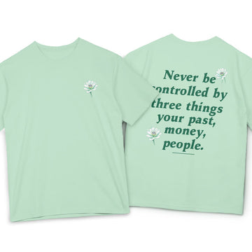 Pure Cotton Lotus Self-Mastery Graphic T-Shirt
