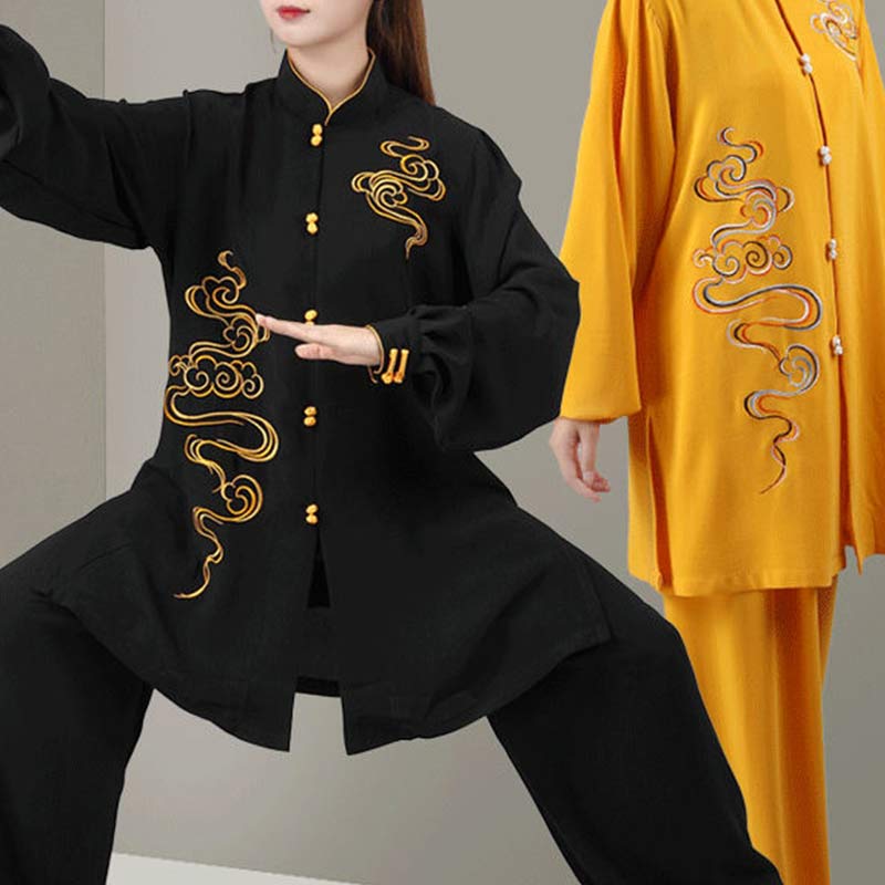 Handcrafted Breathable Unisex Meditation and Tai Chi Two-Piece Set