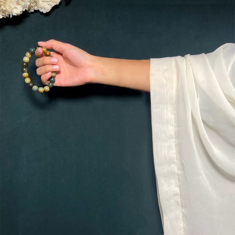 108 Mala Beads Bodhi Seed Peace Wisdom Bracelet Wrist Mala Pocket Mala