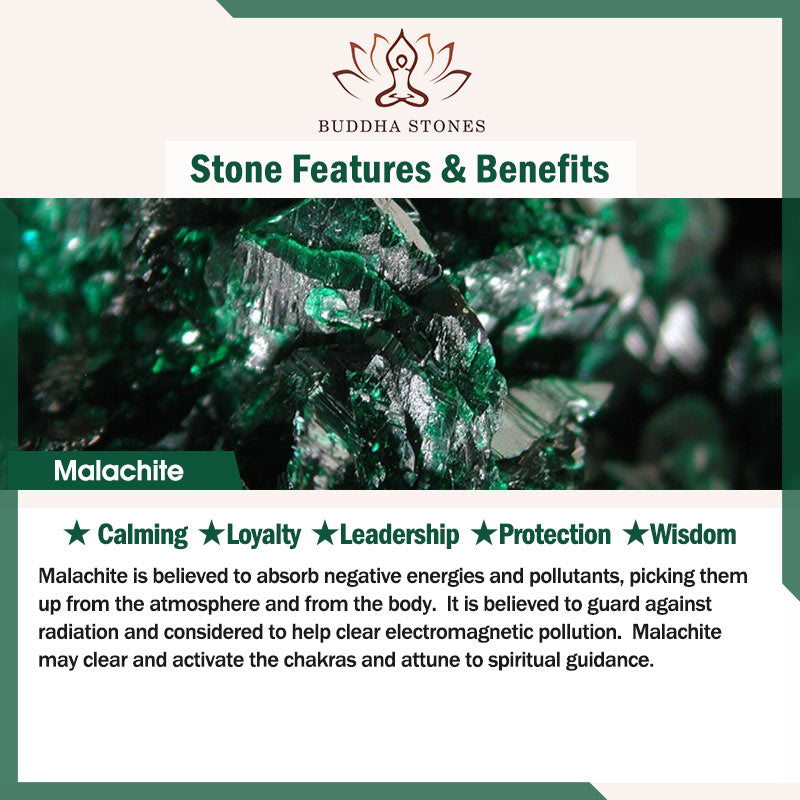 Natural Malachite Calm Necklace & Bracelet (Extra 30% Off | USE CODE: FS30)