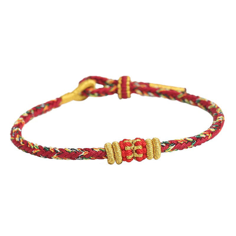 Handmade Colorful Rope King Kong Knot Braided Luck Bracelet