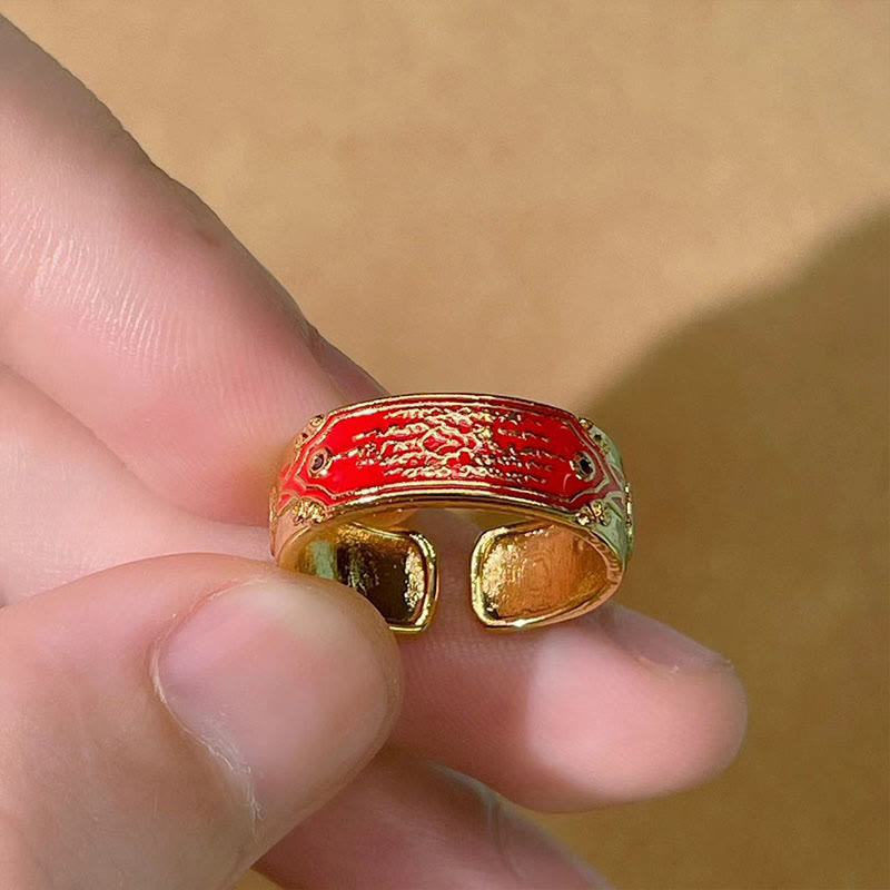 Five Scriptures Copper Healing Ring