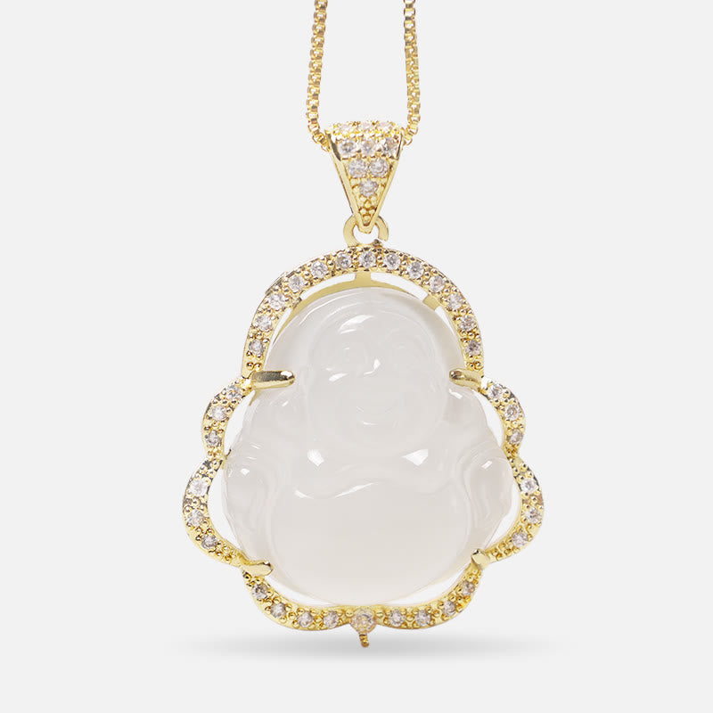 Good Luck Laughing Buddha Necklace