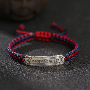 925 Sterling Silver Peace Amulet Protection Bracelet