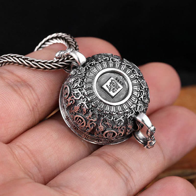 Treasure Bowl Copper Coin Ingots Wealth Necklace Pendant
