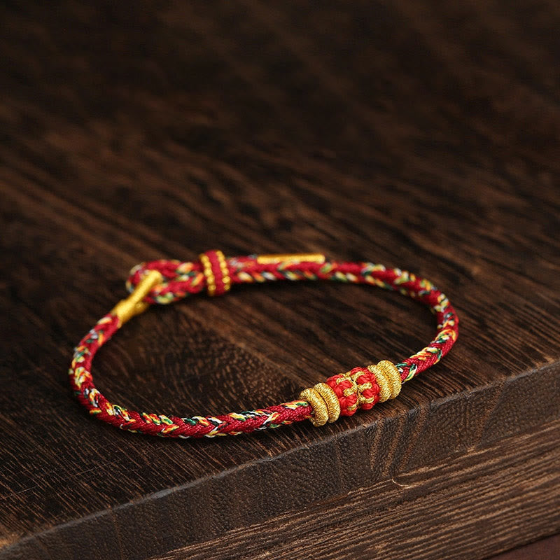 Handmade Colorful Rope King Kong Knot Braided Luck Bracelet