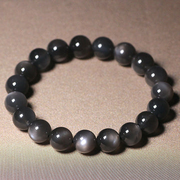 Natural Moonstone Beaded Bracelet for Emotional Harmony & Growth