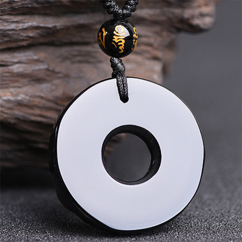 Pixiu Obsidian Wealth Pendant Necklace