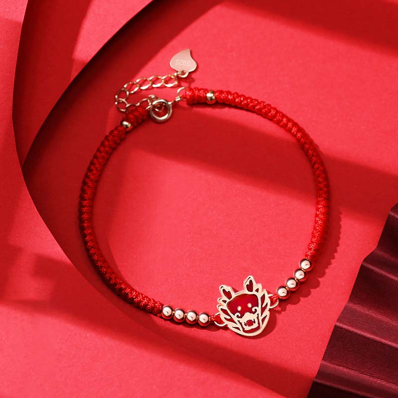 12 Chinese Zodiac Lucky Red String Bracelet