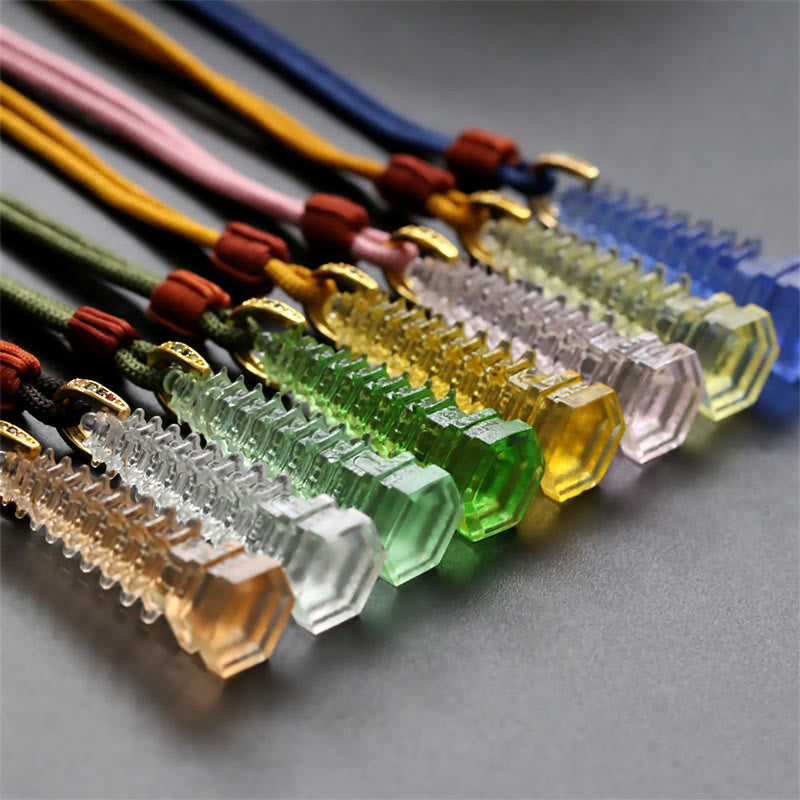 Liuli Ancient Pagoda Wisdom Necklace