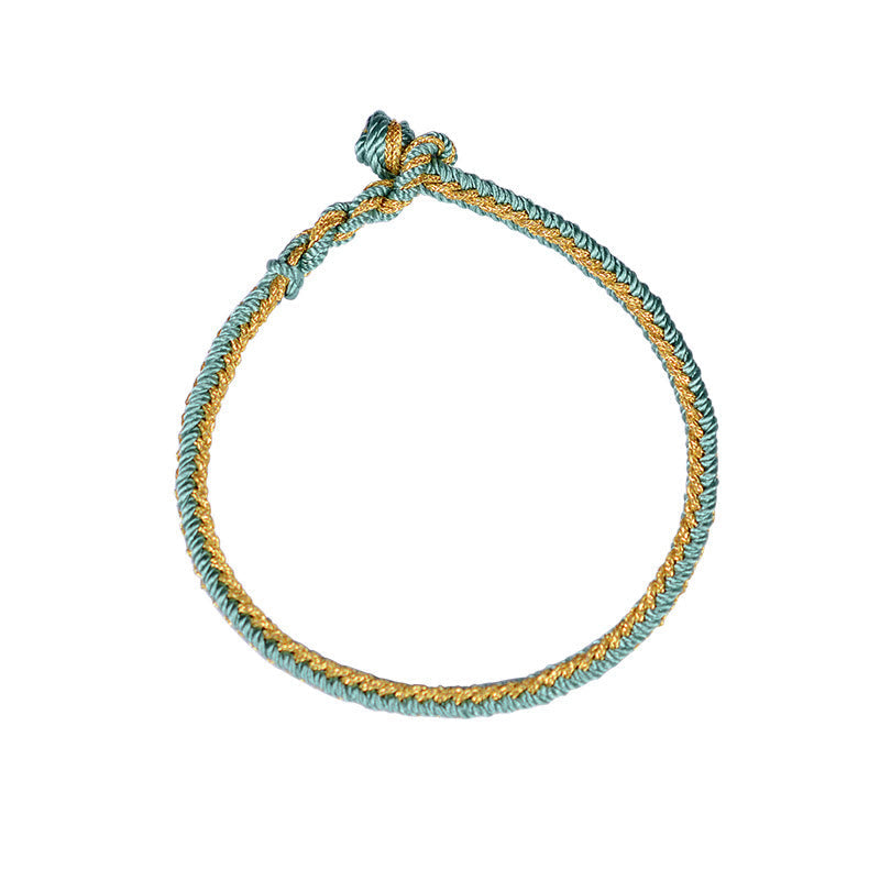 Two-Color Rope Handcrafted Eight Thread Peace Knot Bracelet (Extra 30% Off | USE CODE: FS30)
