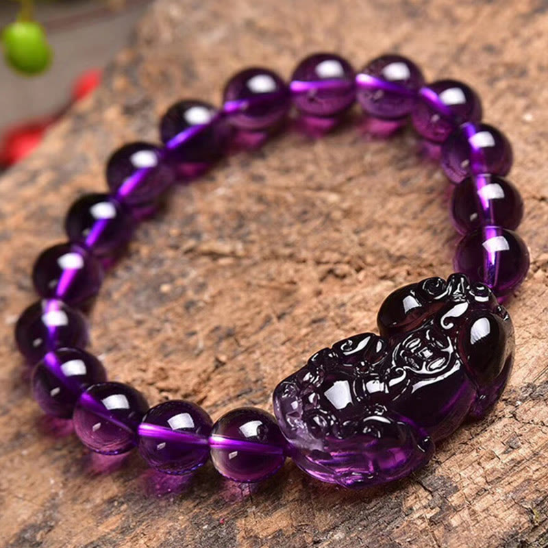 Feng Shui Amethyst Fortune Wealth Bracelet