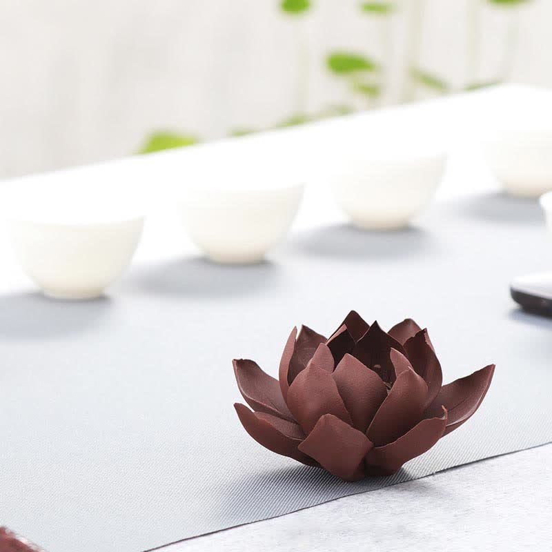 Intricate Tibetan Lotus Motif Incense Burner & Meditation Vessel