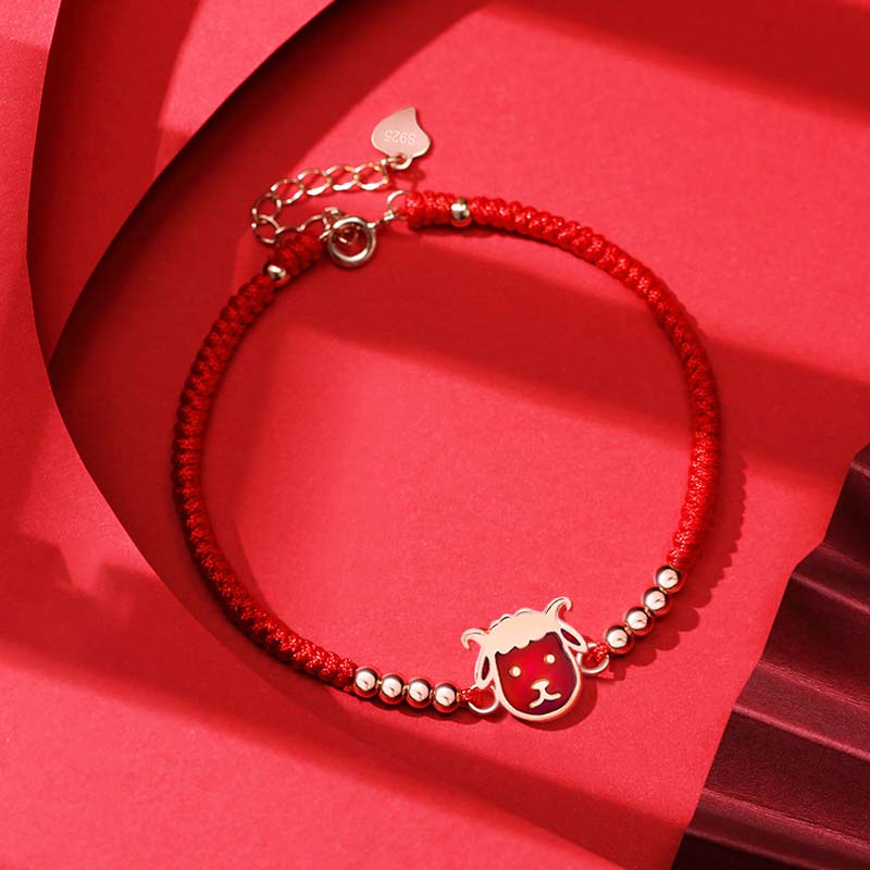 12 Chinese Zodiac Lucky Red String Bracelet