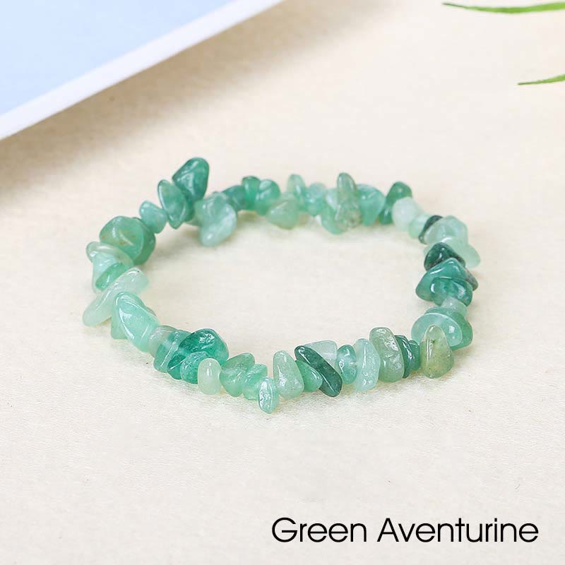 Irregular Cut Crystal Stone Bracelet | Natural Energy Anchor