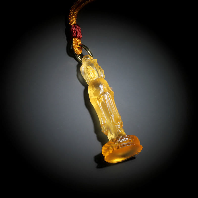 Avalokitesvara Buddha Liuli Harmony Necklace