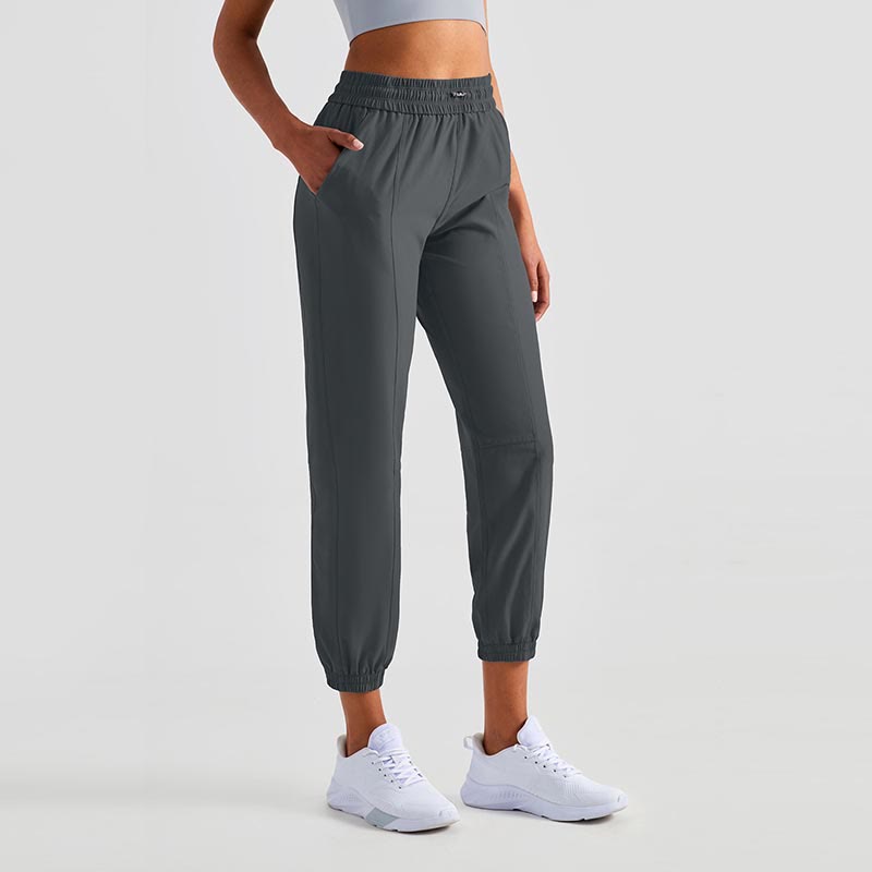 High Waist Fitness Yoga Sports Jogger Track Pants With Pockets Sweatpants