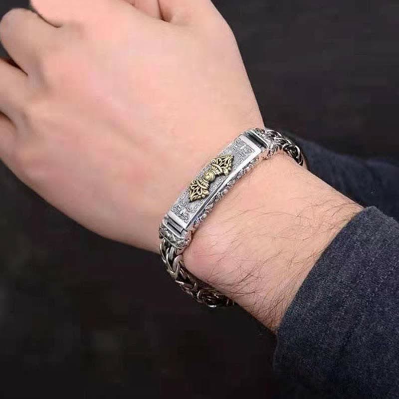 Vajra Dorje Twisted Braided Pattern Copper Balance Bracelet