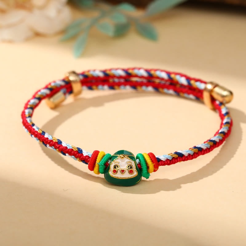 Colorful Rope Zongzi Pattern Luck Handmade Child Adult Bracelet