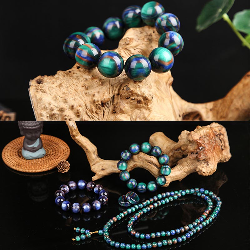 Colorful Sea Willow Mala Positive Bracelet Ring