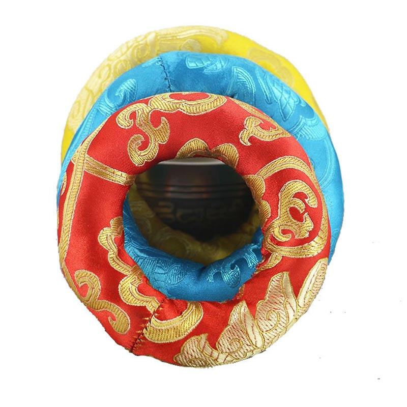 Tibetan Singing Bowl Handcraft Cushion Decoration (Extra 35% Off | USE CODE: FS35)