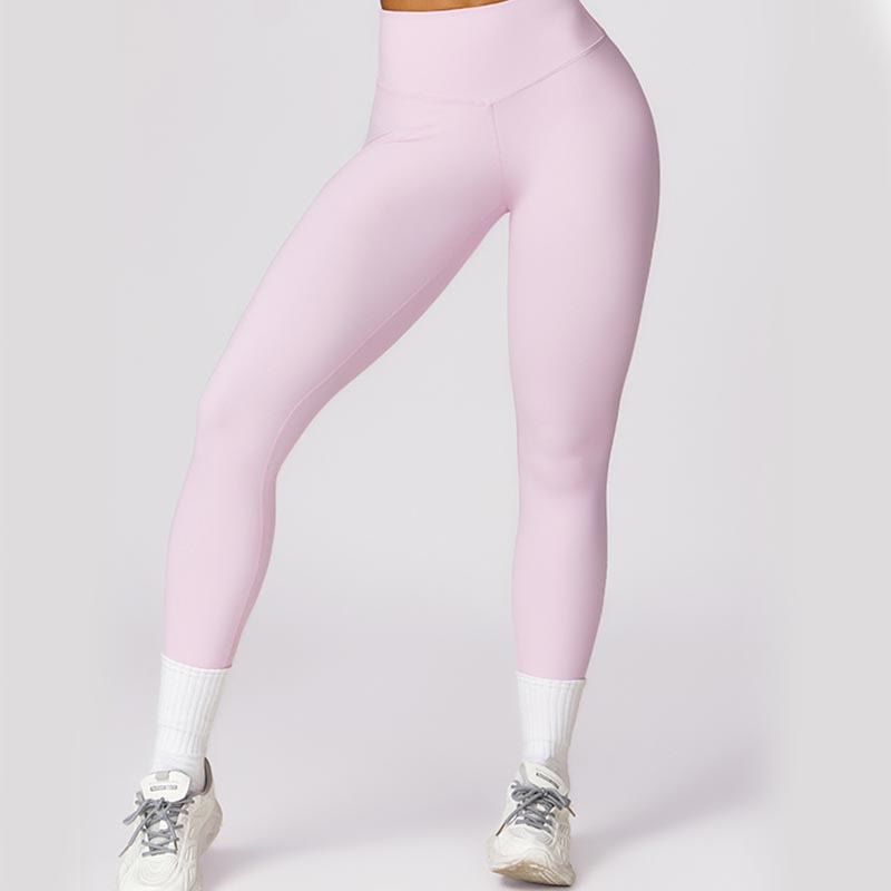 Women Short Sleeve T-Shirt Top High Waist Leggings Pants For Sports Yoga